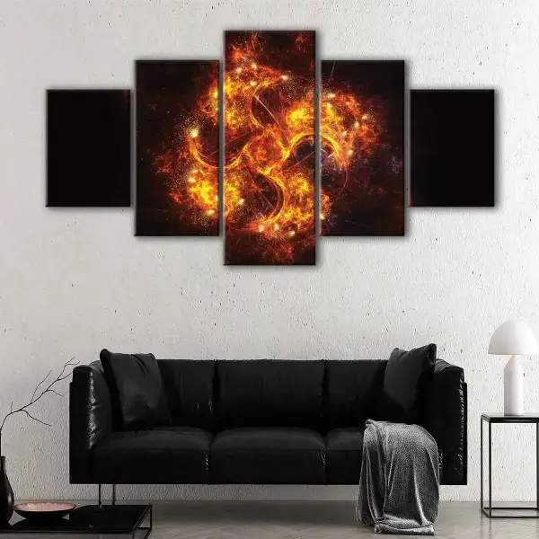 Fireball canvas art