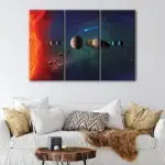 Sun and Planets canvas art - Image 3