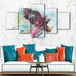 Colorful Eagle canvas art