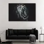 Angry Lion canvas art - Image 2