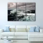 Ocean Storm canvas art - Image 3
