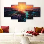 Underwater Sunset canvas art - Image 4