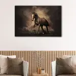 Black Horse canvas art - Image 2