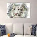 White Tiger canvas art - Image 2