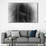 Black Leaves canvas art - Image 3