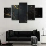 Black And Gold canvas art - Image 4