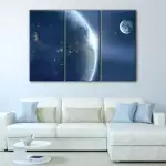 Planet Earth canvas art - Image 3