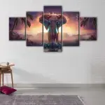 Surreal Elephant canvas art - Image 4