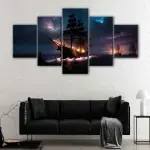 Sailing In The Storm canvas art - Image 4