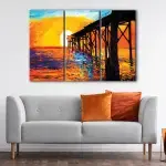 Sunset Painting Giclee canvas art - Image 3