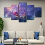 Blue Temple canvas art