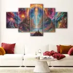 Psychedelic Kingdom canvas art - Image 4