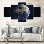 Earth Under Stars canvas art - Image 4