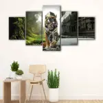 Robot Tiger canvas art - Image 4
