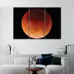 Red Moon canvas art - Image 2