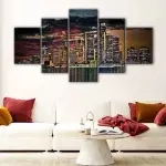 Detroit Skyline canvas art - Image 4