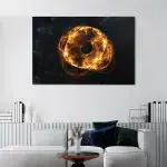 Black Hole In Fire canvas art - Image 2