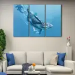 Blue Whale canvas art - Image 3