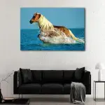 Horse on Beach canvas art - Image 2