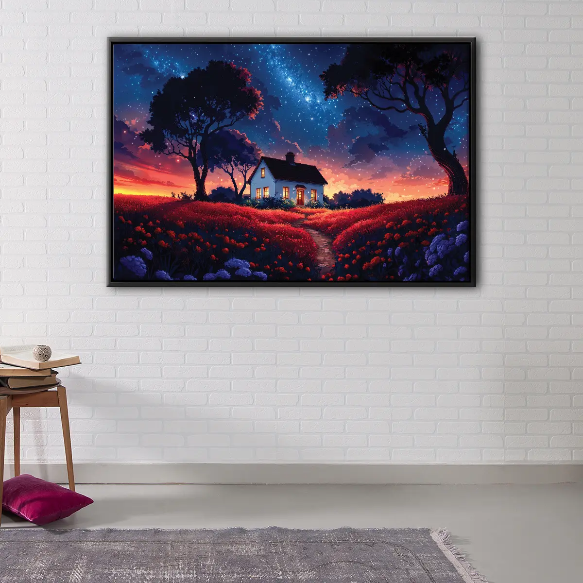 cedc9304-little-paradise-floating-frame-canvas Little Paradise canvas art - Image 1