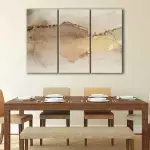 Neutral Gold canvas art - Image 3