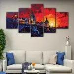 Abstract Prague canvas art - Image 4