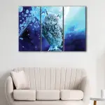 Blue Owl canvas art - Image 3