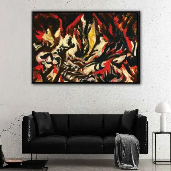 The Flame canvas art