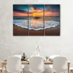 Beach Sunset canvas art - Image 3
