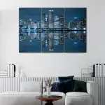 Chicago Skyline At Night canvas art - Image 3