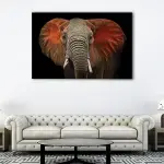 African Elephant canvas art - Image 2