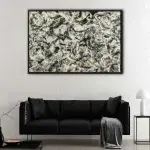 Greyed Rainbow canvas art