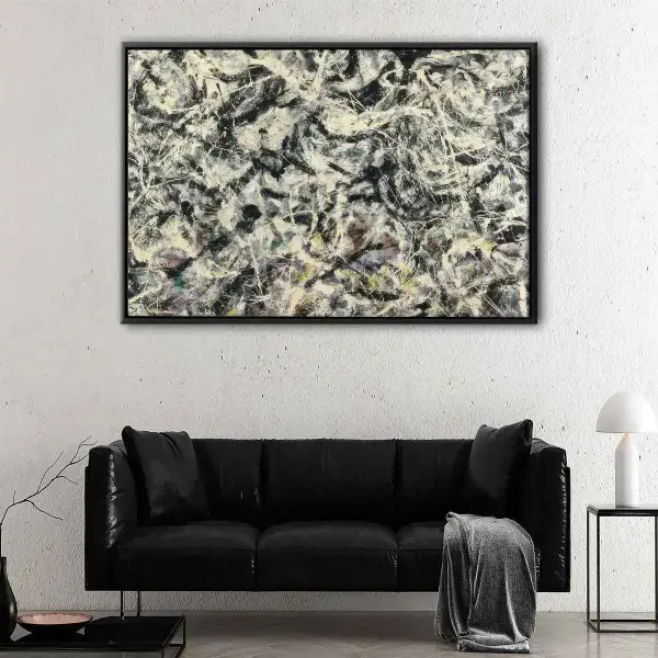 Greyed Rainbow canvas art