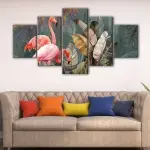 Flamingo Forest canvas art - Image 4