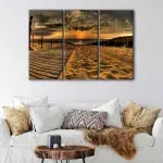 Sea Sunset canvas art - Image 3