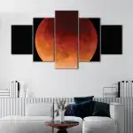 Red Moon canvas art - Image 3