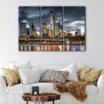 Frankfurt Skyline canvas art - Image 3