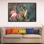 Flamingo Forest canvas art