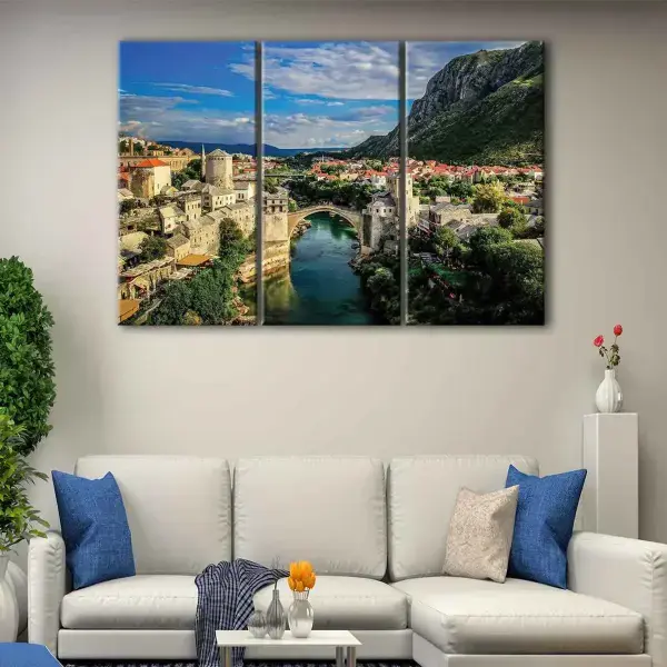Mostar Old Bridge canvas art