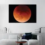 Red Moon canvas art