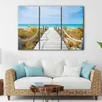 Beach View canvas art - Image 3