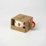 White and Red Mug - Strawberry - Image 2