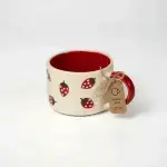 White and Red Mug - Strawberry - Image 3