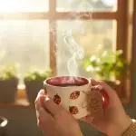 White and Red Mug - Strawberry - Image 7