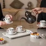 Amazigh | 15 Pièces,"AMAZIGH |  Coffee set in pottery for 6 people - Image 7