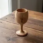Ben Olive Wood Goblet - Image 7