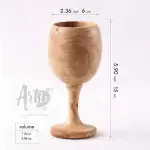 Ben Olive Wood Goblet - Image 5