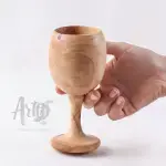 Ben Olive Wood Goblet - Image 4