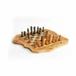 Carved for Great Minds Olive Wood Chess Set - Image 11