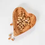 Custom Couple Portrait Heart Shaped Wood